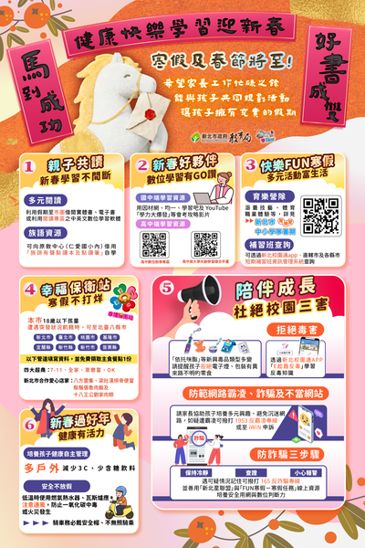 新北市教育局給家長的一封信圖片