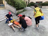 進行學童受傷演練